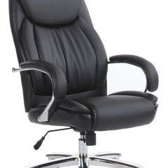 Кресло офисное BRABIX "Advance EX-575" (хром/экокожа/черное) 531825 в Салехарде - salekhard.mebel24.online | фото 2