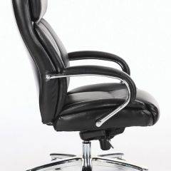 Кресло офисное BRABIX "Direct EX-580" (хром/рециклированная кожа/черное) 531824 в Салехарде - salekhard.mebel24.online | фото 3