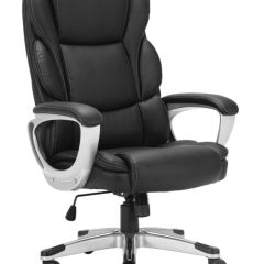 Кресло офисное BRABIX PREMIUM "Rest EX-555" (пружинный блок, экокожа, черное) 531938 в Салехарде - salekhard.mebel24.online | фото 1
