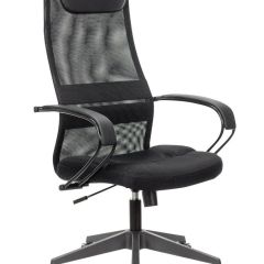 Кресло офисное BRABIX PREMIUM "Stalker EX-608 PL" (ткань-сетка/кожзам, черное) 532090 в Салехарде - salekhard.mebel24.online | фото