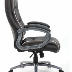 Кресло офисное BRABIX PREMIUM "Strong HD-009" (экокожа черная, ткань серая) 531945 в Салехарде - salekhard.mebel24.online | фото 3