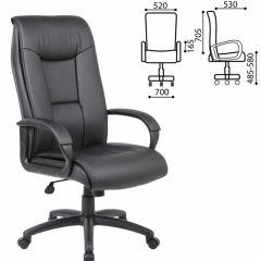 Кресло офисное BRABIX PREMIUM "Work EX-513" (экокожа, черное) 531943 в Салехарде - salekhard.mebel24.online | фото 2