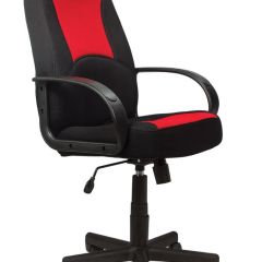 Кресло офисное BRABIX "City EX-512", ткань черная/красная, TW, 531408 в Салехарде - salekhard.mebel24.online | фото