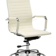 Кресло офисное BRABIX "Energy EX-509" (экокожа, хром, бежевое) 531166 в Салехарде - salekhard.mebel24.online | фото