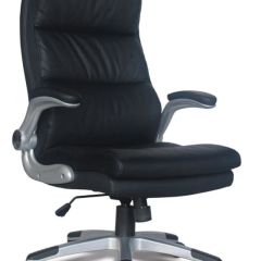 Кресло офисное BRABIX "Fregat EX-510" (рециклированная кожа, черное) 530863 в Салехарде - salekhard.mebel24.online | фото