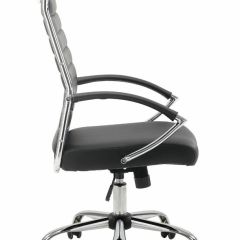 Кресло офисное BRABIX "Style EX-528", экокожа, хром, черное, 531947 в Салехарде - salekhard.mebel24.online | фото 3