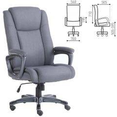 Кресло офисное BRABIX "Solid HD-005" (ткань/серое) 531823 в Салехарде - salekhard.mebel24.online | фото