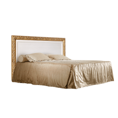Кровать 2-х спальная (1,4 м) Тиффани штрих-лак/золото с подъемным механизмом (ТФКР140-2[7]) в Салехарде - salekhard.mebel24.online | фото