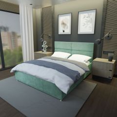 Кровать Аврора Решетка+ПМ+Дно (1600) в Салехарде - salekhard.mebel24.online | фото