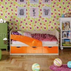 Кровать Бабочки (Оранжевый металлик) 1800 в Салехарде - salekhard.mebel24.online | фото 1