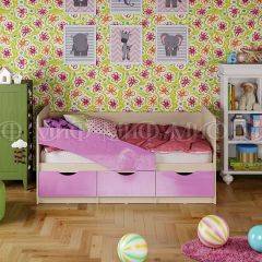 Кровать Бабочки (Сиреневый металлик) 1600 в Салехарде - salekhard.mebel24.online | фото