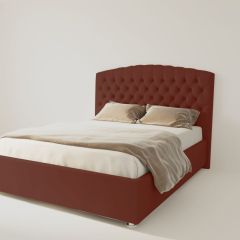 Кровать Берлин без основания 1200 (велюр бордо) в Салехарде - salekhard.mebel24.online | фото