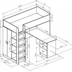 Кровать-чердак "Теремок-3" в Салехарде - salekhard.mebel24.online | фото 7