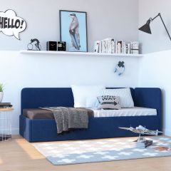 Кровать-диван Leonardo 160*70 (Синий) в Салехарде - salekhard.mebel24.online | фото 6