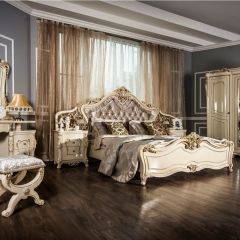 Кровать 1600 Джоконда (крем) в Салехарде - salekhard.mebel24.online | фото 7