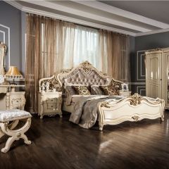 Кровать 1800 Джоконда (крем) в Салехарде - salekhard.mebel24.online | фото 7