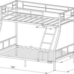 Кровать двухъярусная «Гранада-1 140» в Салехарде - salekhard.mebel24.online | фото 6