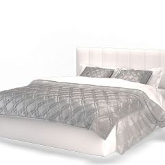Кровать Элен 1400 + основание (Vega white) белый в Салехарде - salekhard.mebel24.online | фото