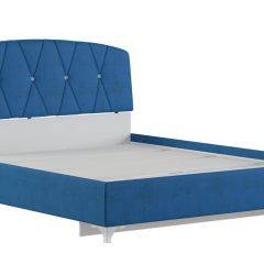 Кровать интерьерная Аделина (Ажур 43) синий в Салехарде - salekhard.mebel24.online | фото 3