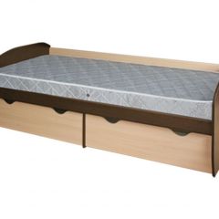 Кровать КД-1.8 с ящиком (Венге/Дуб молочный) в Салехарде - salekhard.mebel24.online | фото