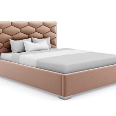 Кровать Коралл интерьерная +основание (80х200) в Салехарде - salekhard.mebel24.online | фото