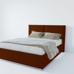 Кровать Корсика с ПМ 1200 (велюр бордо) в Салехарде - salekhard.mebel24.online | фото 2