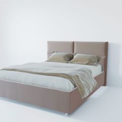 Кровать Корсика с ПМ 1200 (велюр серый) в Салехарде - salekhard.mebel24.online | фото 2