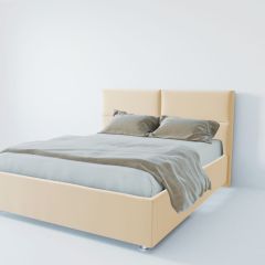 Кровать Корсика с ПМ 800 (экокожа бежевая) в Салехарде - salekhard.mebel24.online | фото 2