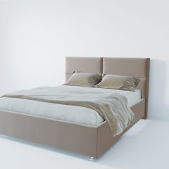 Кровать Корсика с ПМ 800 (велюр светло-серый) в Салехарде - salekhard.mebel24.online | фото 2