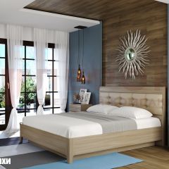 Кровать КР-1074 с мягким изголовьем в Салехарде - salekhard.mebel24.online | фото