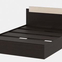 СОФИЯ Кровать КР 1400 (венге/дуб белфорт) щиты в Салехарде - salekhard.mebel24.online | фото