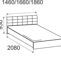 Кровать Лита с подъемным механизмом 1400*2000 в Салехарде - salekhard.mebel24.online | фото 4