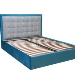 Кровать Люкс 1400 с ПМ (ткань 1 кат) в Салехарде - salekhard.mebel24.online | фото 2