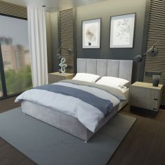 Кровать Мерида Решетка+ПМ (1400) *БЕЗ ДНА в Салехарде - salekhard.mebel24.online | фото