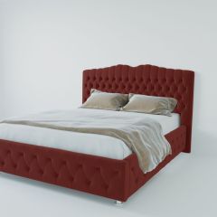 Кровать Нягань с ПМ 900 (велюр бордо) в Салехарде - salekhard.mebel24.online | фото 2