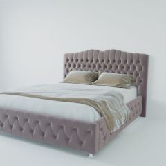 Кровать Нягань с ПМ 900 (велюр темно-серый) в Салехарде - salekhard.mebel24.online | фото 2