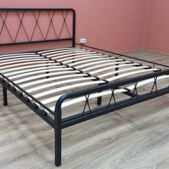 Кровать "Клэр" КМД18 Черная (900*2000) (ножки-черные) в Салехарде - salekhard.mebel24.online | фото 3