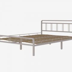 Кровать "Леон" Белая (1200*2000) (ножки-белые) в Салехарде - salekhard.mebel24.online | фото 3
