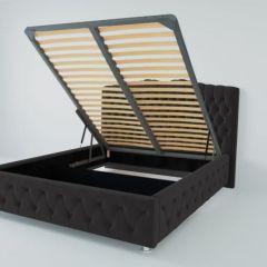Кровать Нягань с ПМ 2000 (экокожа кольт ч) в Салехарде - salekhard.mebel24.online | фото