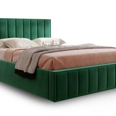 Кровать "Вена" 1800 СТАНДАРТ Вариант 1 Мора зеленый + бельевой ящик с кроватным основанием и подъемным механизмом в Салехарде - salekhard.mebel24.online | фото