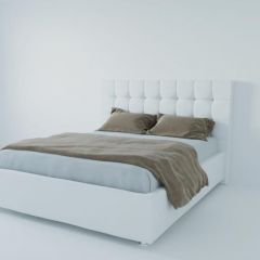 Кровать Венеция без основания 1200 (экокожа белая) в Салехарде - salekhard.mebel24.online | фото