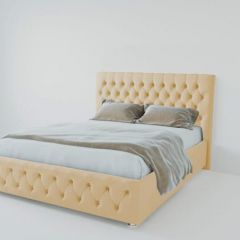 Кровать Версаль 800 без основания (экокожа бежевый) в Салехарде - salekhard.mebel24.online | фото