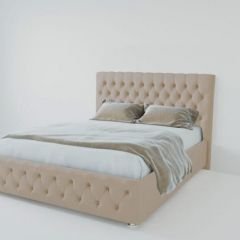 Кровать Версаль 1200 без основания (велюр светло серый) в Салехарде - salekhard.mebel24.online | фото