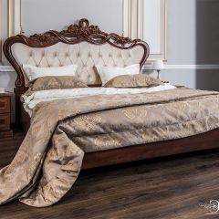 Кровать с мягким изголовьем Афина 1600 (караваджо) в Салехарде - salekhard.mebel24.online | фото