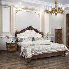 Кровать с мягким изголовьем Патрисия (1600) караваджо в Салехарде - salekhard.mebel24.online | фото 5