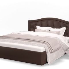 Кровать Стелла 1200 + Основание (Лесмо brown) коричневый в Салехарде - salekhard.mebel24.online | фото 1
