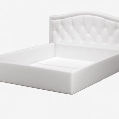 Кровать Стелла 1400 + ПМ (Vega white) Белый в Салехарде - salekhard.mebel24.online | фото 2