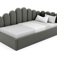 Кровать угловая Лилу интерьерная +основание (80х200) в Салехарде - salekhard.mebel24.online | фото 4
