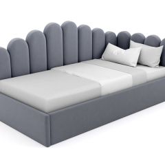 Кровать угловая Лилу интерьерная +основание (80х200) в Салехарде - salekhard.mebel24.online | фото 9