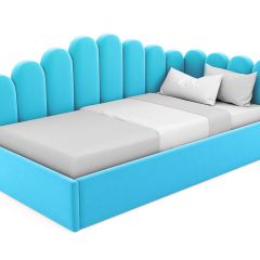 Кровать угловая Лилу интерьерная +основание (80х200) в Салехарде - salekhard.mebel24.online | фото 22